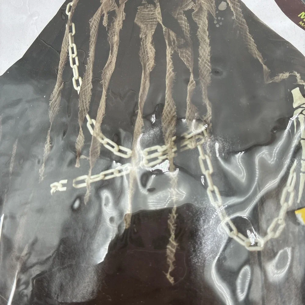 California Costumes Mr Grim Reaper Halloween Costume Kids XL 12-14 Glow In Dark